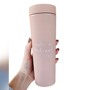 You make a profound difference bottle gift tumbler  healthcare teacher Gift